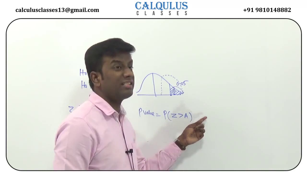 Calculate P Value for Hypothesis Testing | Learn Hypothesis Testing | How to find p-value|- Calqulus