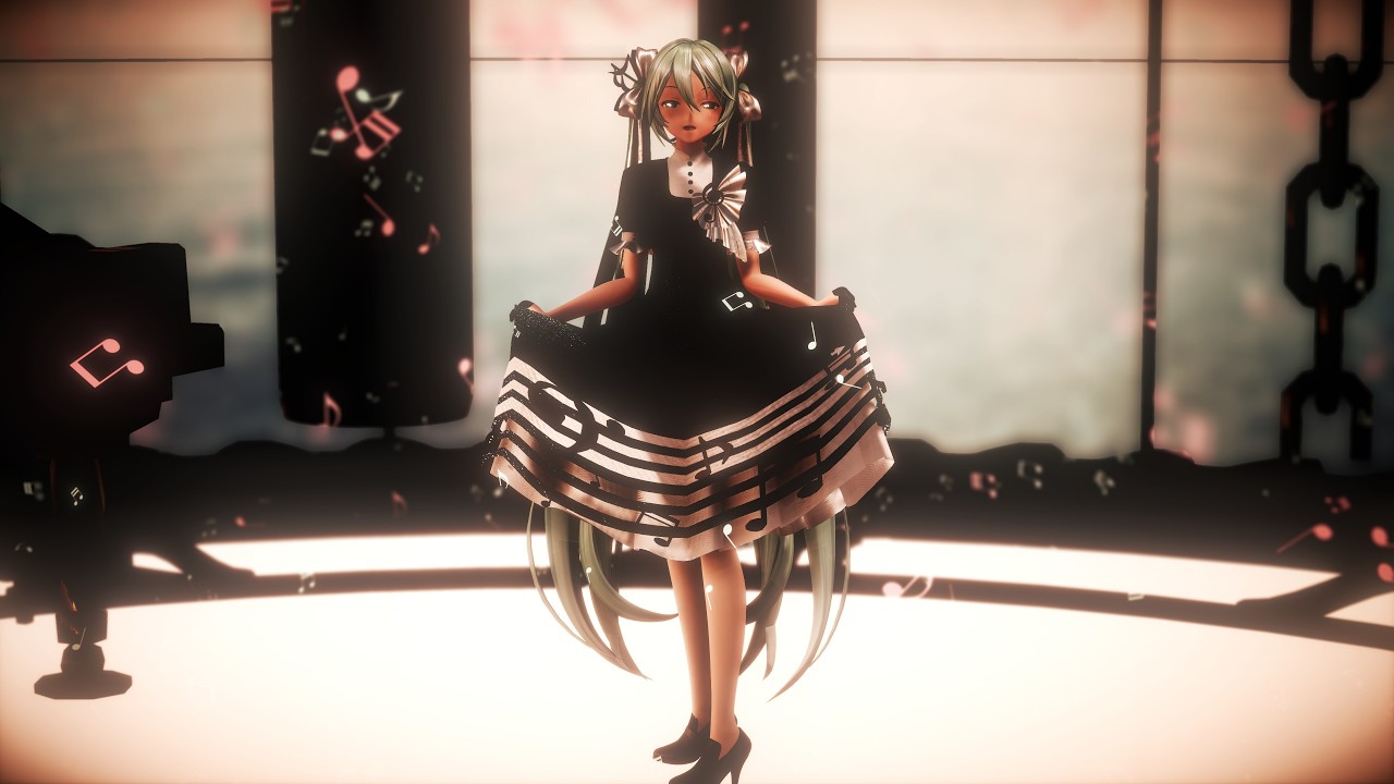 ツギハギスタッカート【初音ミク】【MMD】