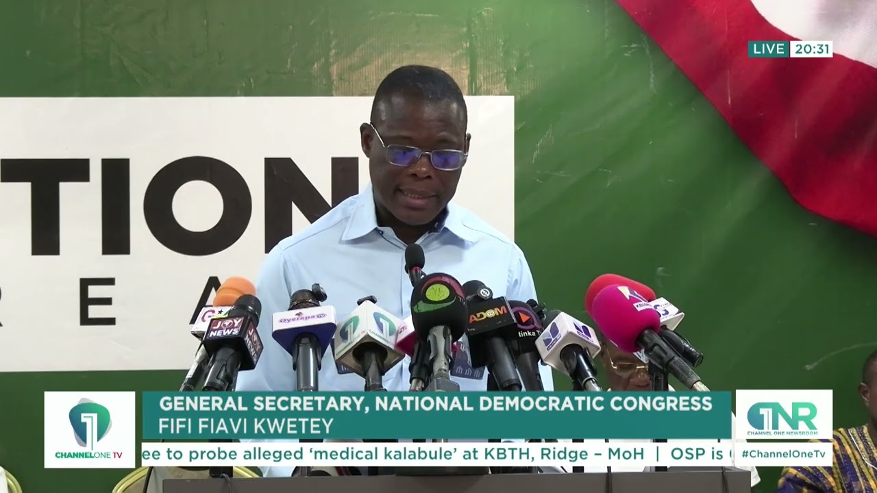 NDC National Elections: Government Appointees Barred from Seeking Party Positions