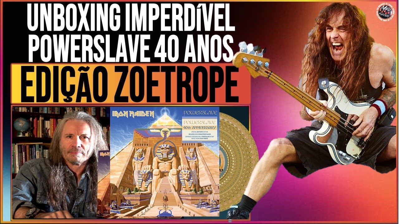 POWER SLAVE 40 ANOS: UNBOXING DA EDIÇÃO COM EFEITO ZOETROPE QUE VC PRECISA VER! #CMVP 279
