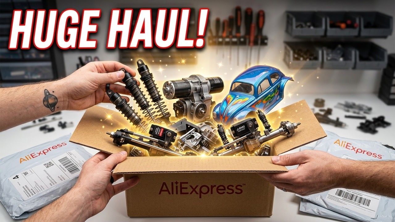 Huge RC Crawler Parts Haul from AliExpress - RC Mail Time