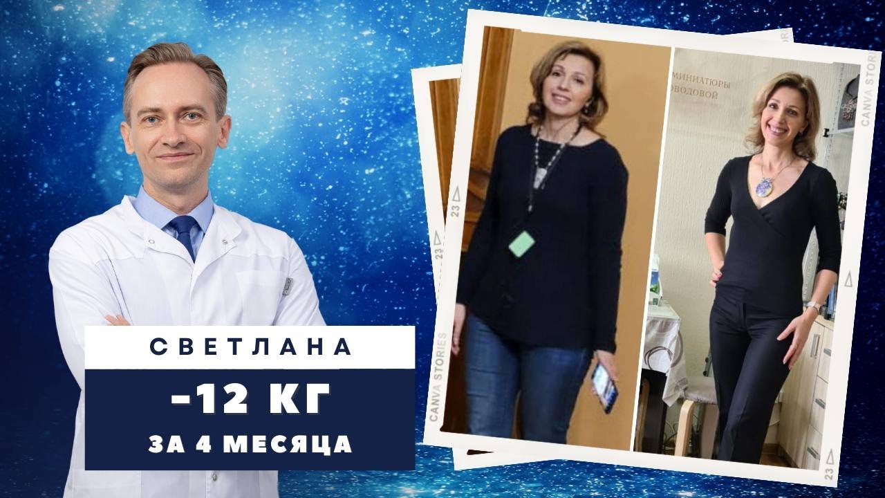Светлана -12 кг за 4 месяца. Как жить стройной, не смотря на склонность к лишнему весу?