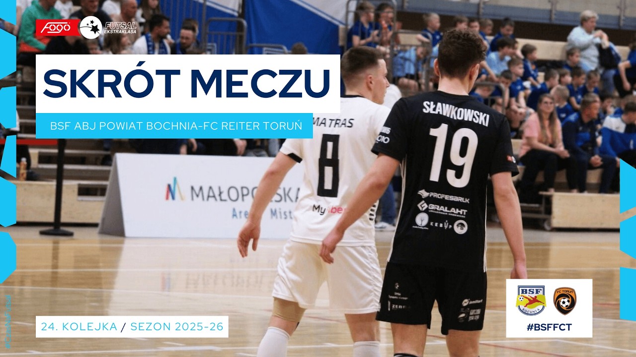 BSF ABJ Powiat Bochnia - FC Reiter Toruń 4:5 SKRÓT 24. kolejka (2025/26)