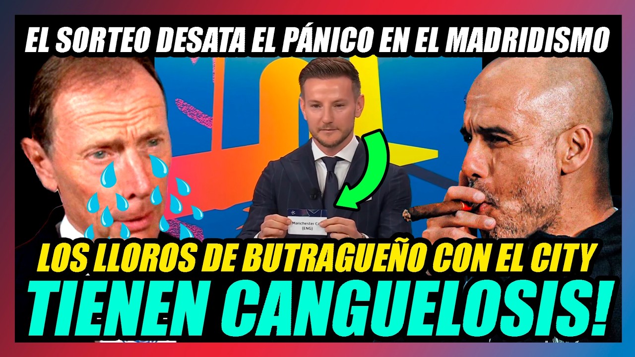 🔥LOS LLOROS COMPLETOS DE BUTRAGUEÑO con el MANCHESTER CITY!!🔥EL SORTEO DE CHAMPIONS LES HA HUNDIDO!🔥