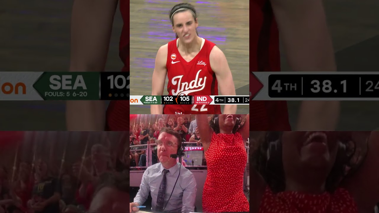 The Call For Caitlin Clark's Three-Pointer That Gave Her The Franchise-Record For Points In A Game 📻
