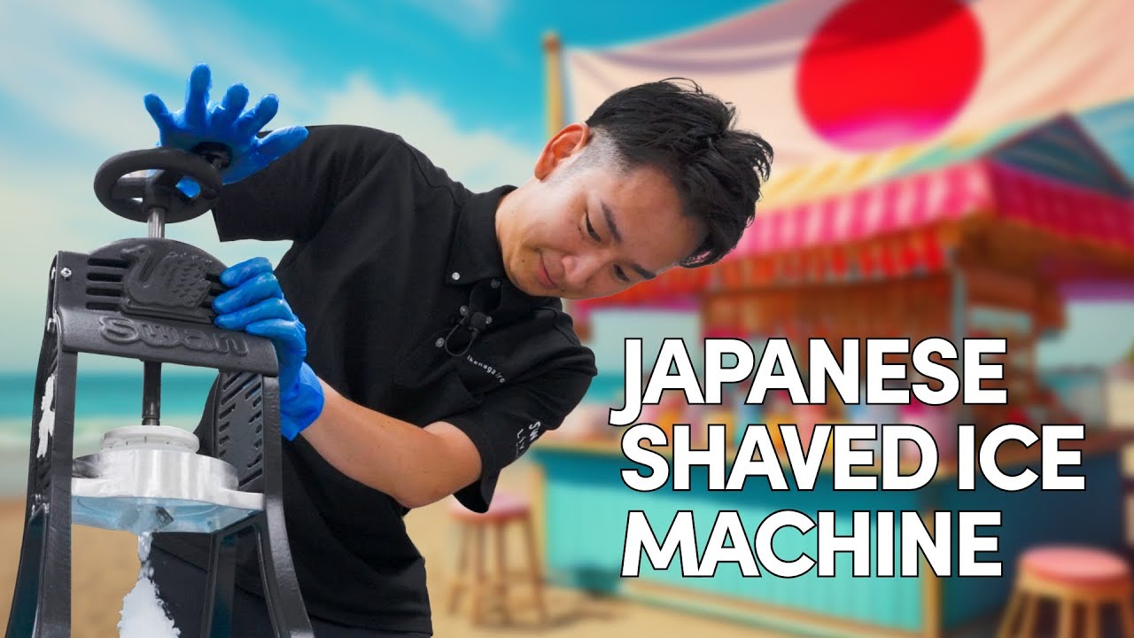 How Japan Makes the Fluffiest Shaved Ice | Handmade Kakigori Machine