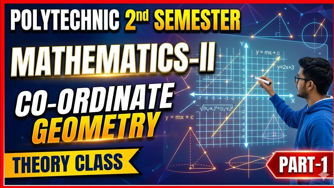 Coordinate Geometry (Pt-1) | Theory Class | Mathematics-II | 2nd Semester | NatiTute