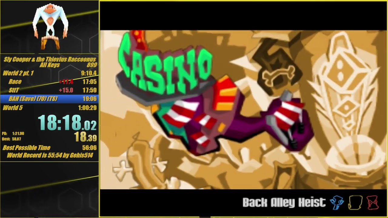 Sly 1 All Keys Back Alley Heist Comgold (57.50 ASI)