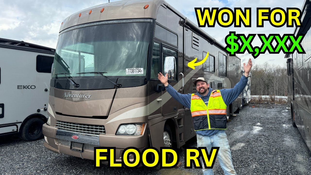 Steal Deal? Mike Wins a Flooded 2008 Winnebago RV With Many Surprises