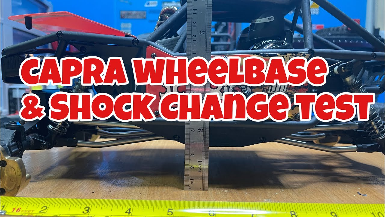 Axial Capra| Wheelbase and Shock Change Test