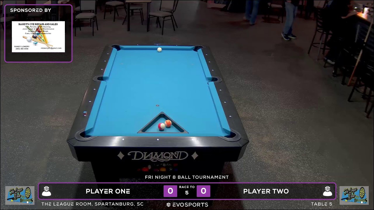 PLAYER ONE vs PLAYER TWO - THE LEAGUE ROOM - TABLE 5 | EvoSports