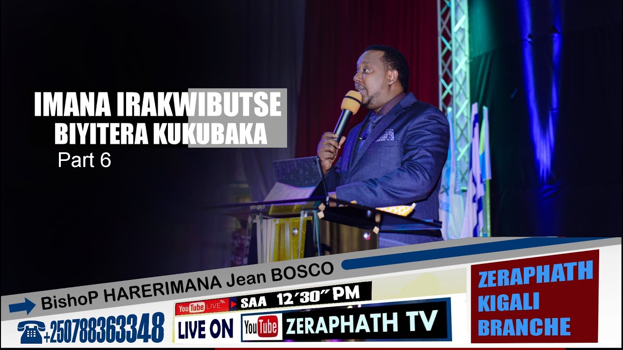 Live🔴IMANA IRAKWIBUTSE  BIYITERA KUKUBAKA. Le 28/4/2021.Bishop HARERimana J .B0SC0.Zeraphath Holy Ch