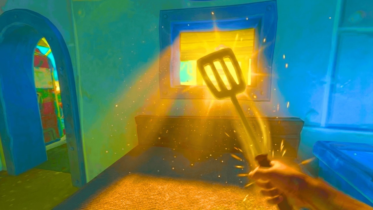 Я попробовал карты из игры Spongebob Zombies...