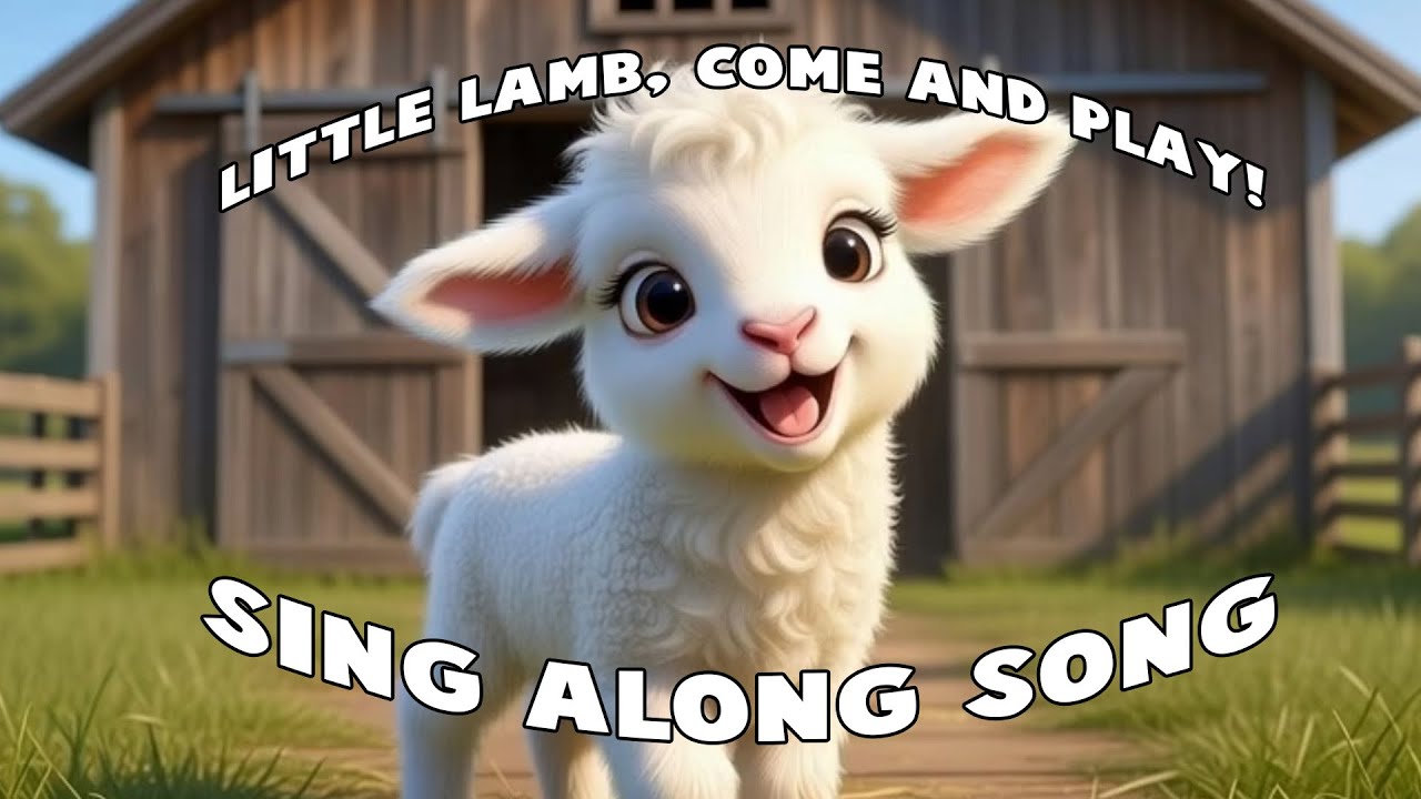 Little Lamb, Come and Play! | sing along song | Nursery Rhymes