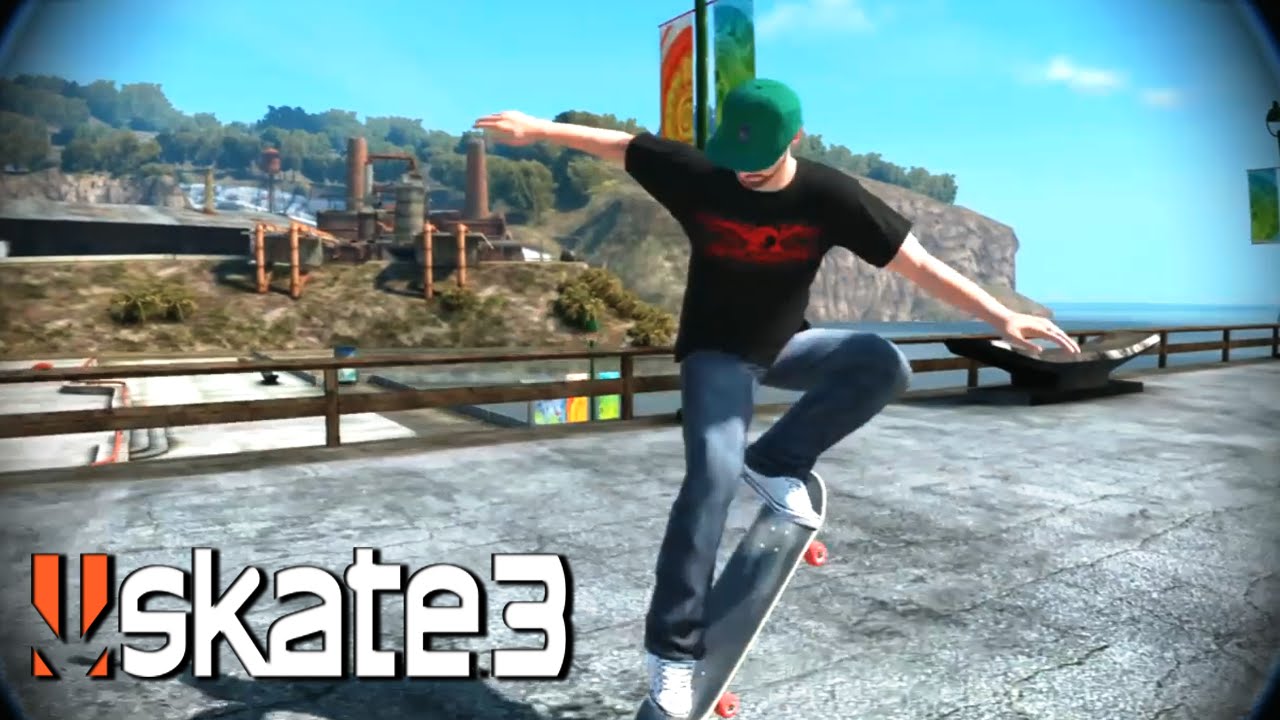 Skate 3 - Game of Skate no Píer com Alan APELÃO xD