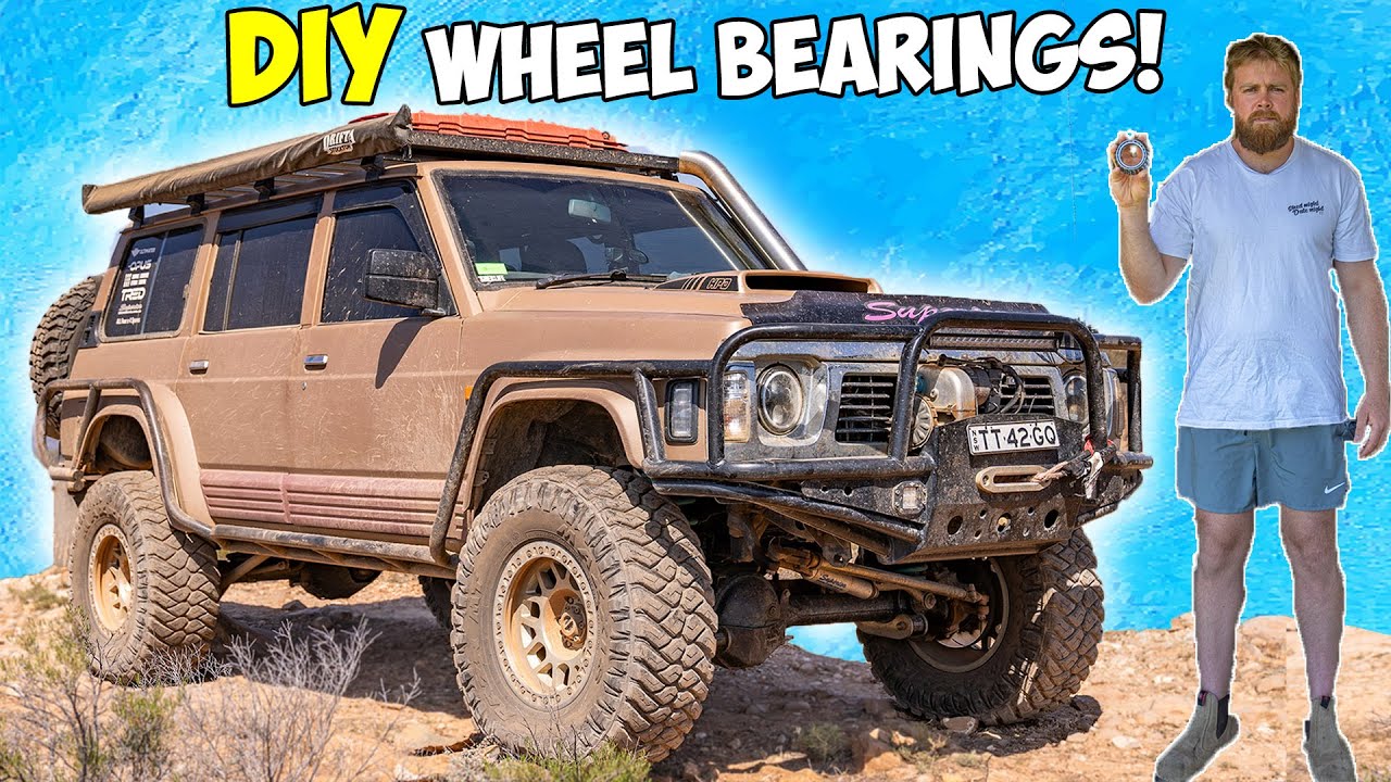 How to check & service your wheel bearings! Nissan Patrol 4WD Edition