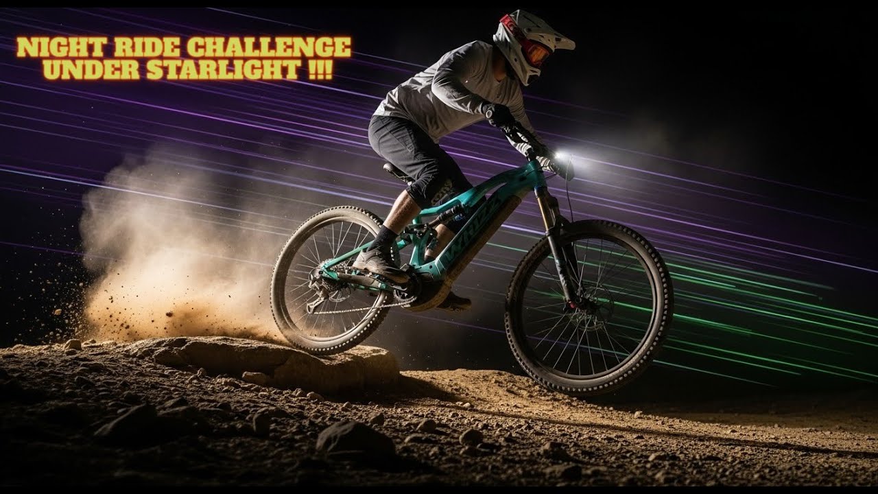 NIGHT RIDE CHALLENGE (WHIZZ 50 FS1) UNDER STARLIGHT