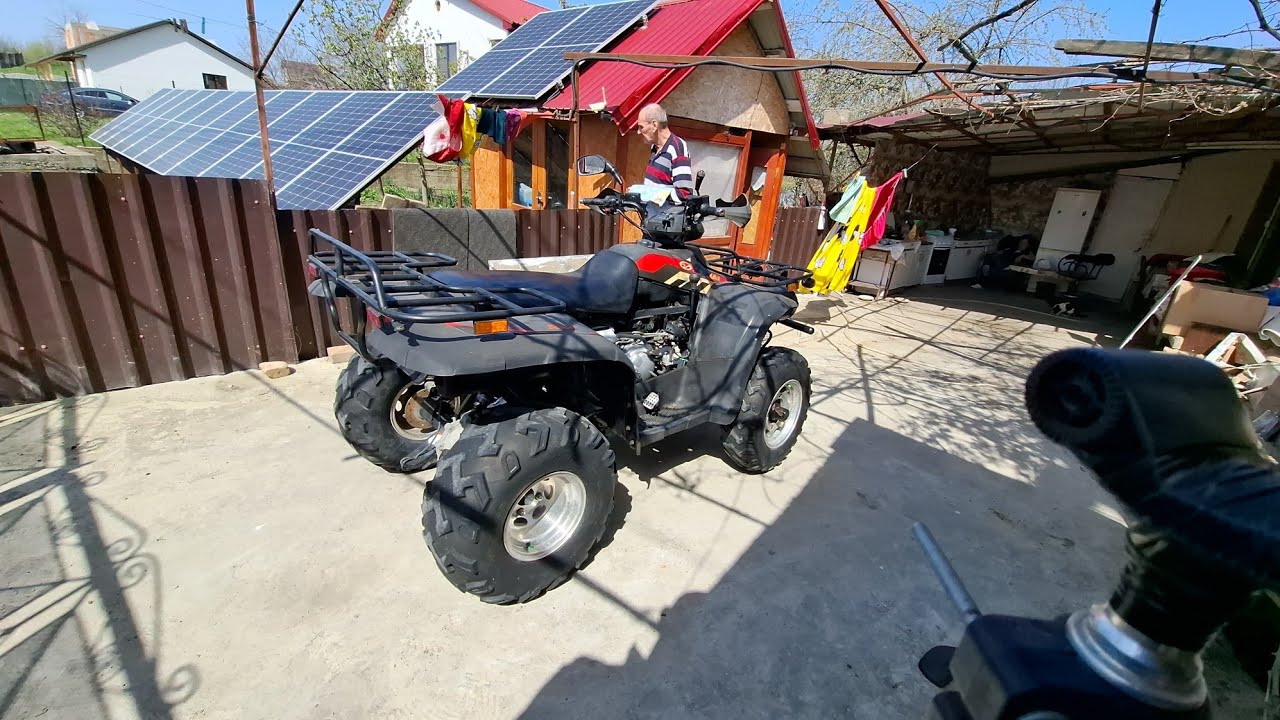 Atv Linhai, schimb admisie carburator, prima ieșire cu atv-ul linhai workar 275cm