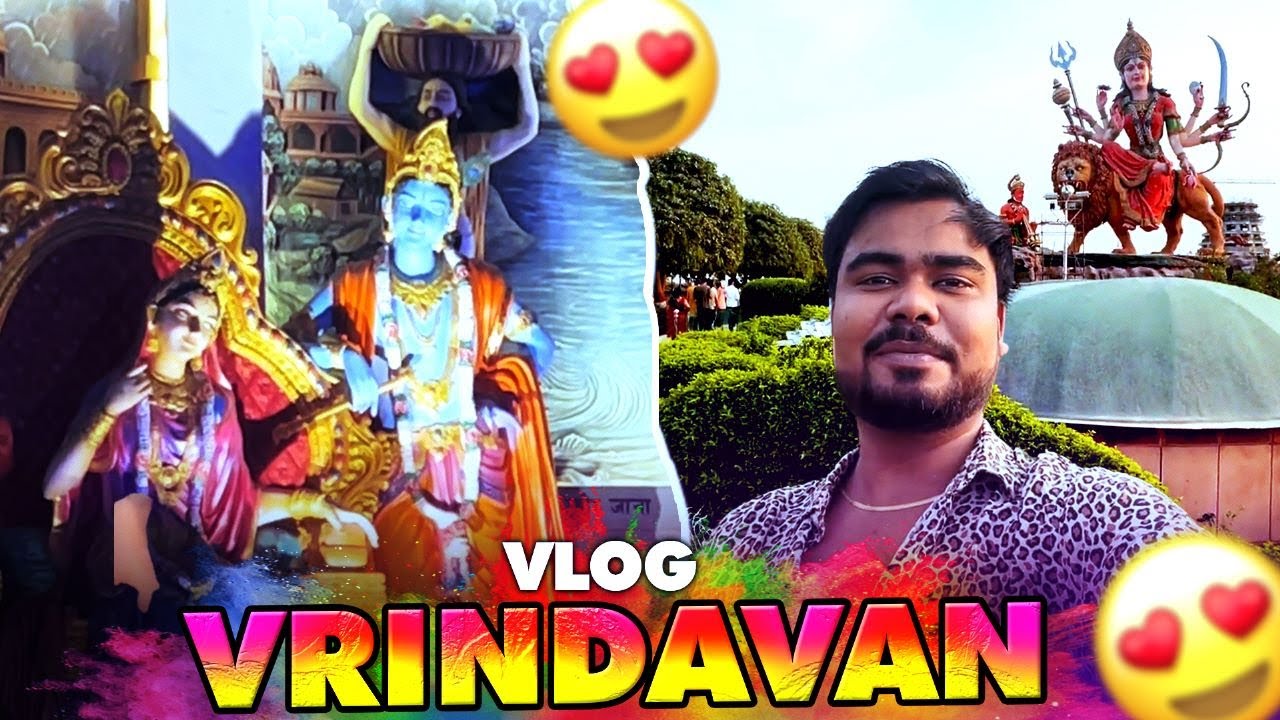 VAISHNO DEVI DHAM & PREM MANDIR II VRINDAVAN HOLI 😍 II