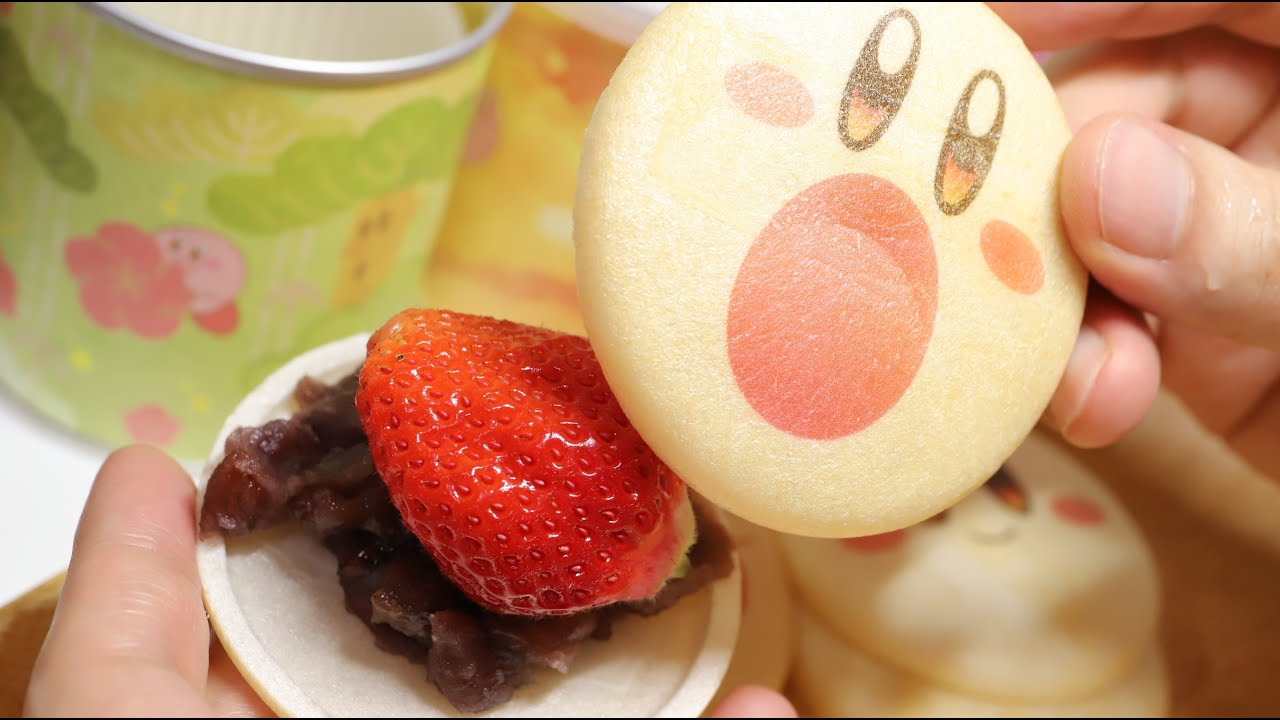 Kirby DIY Monaka Candy Kit Wagashi Japanese Confectionery