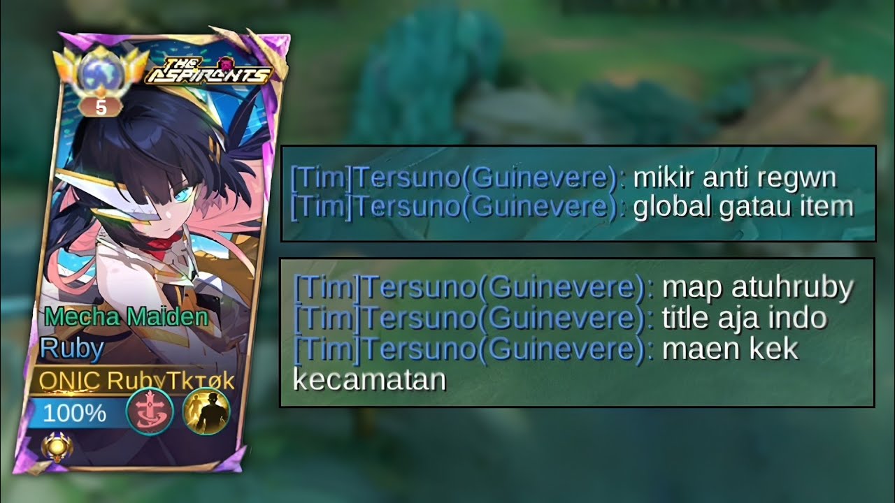 Dikatain sama Tim Sendiri!! Ruby Kasih Paham Pake Savage!