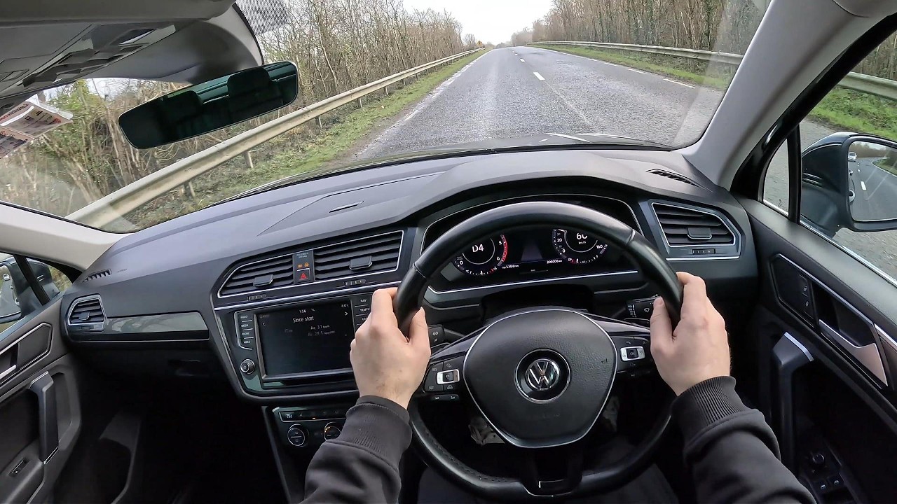 POV Drive – 2017 Volkswagen Tiguan 2.0 TDI | Calm Diesel SUV Experience