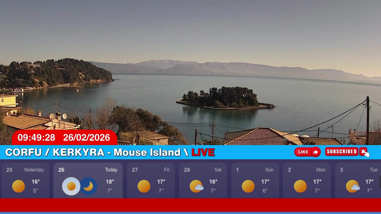 Corfu / Kerkyra, Greece LIVE