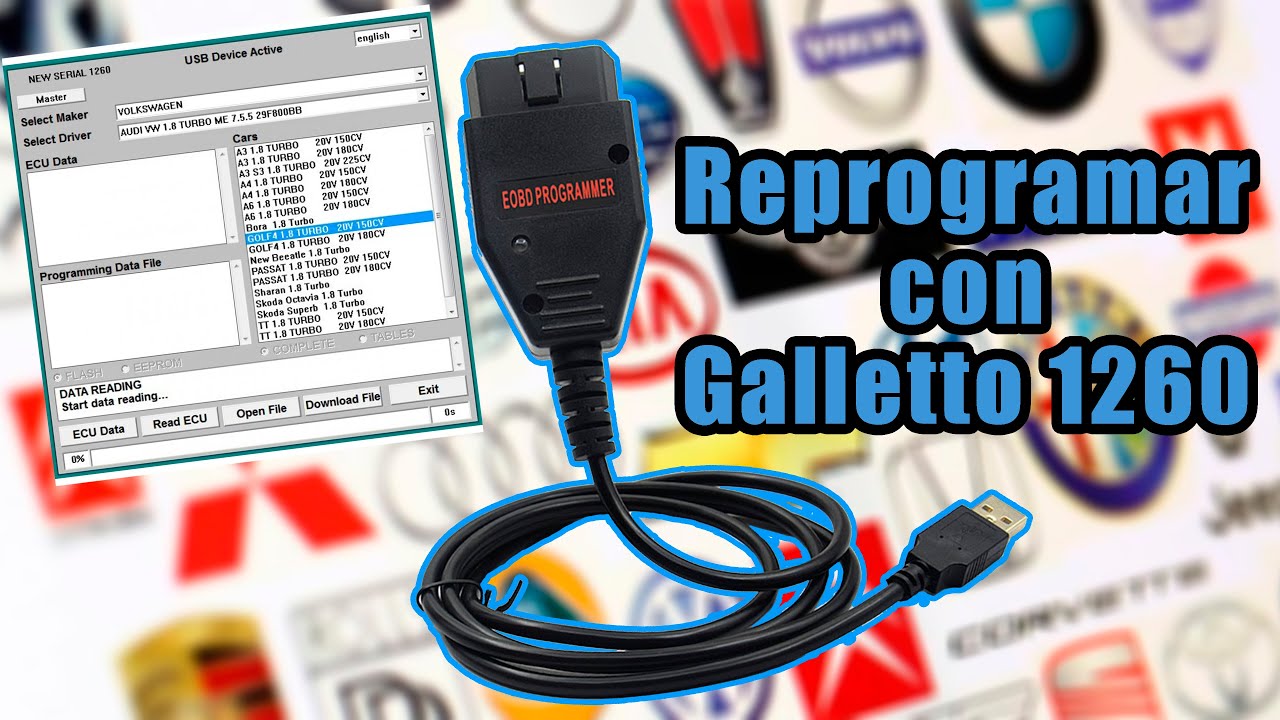 Como REPROGRAMAR tu COCHE con GALLETTO 1260 | Alfa Romeo 159