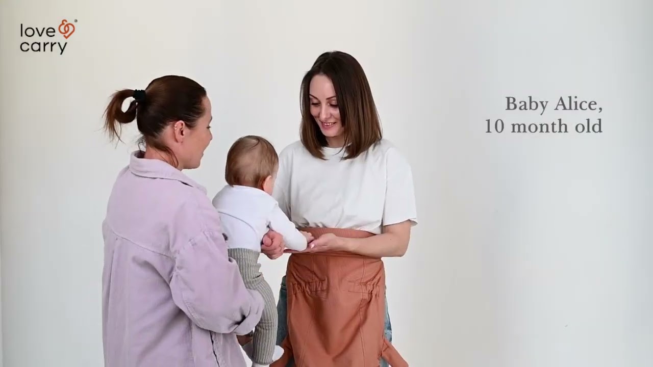 Cómo portear a un bebé (+4 meses) con la Mochila Evolutiva Love and Carry Primo | Kangura