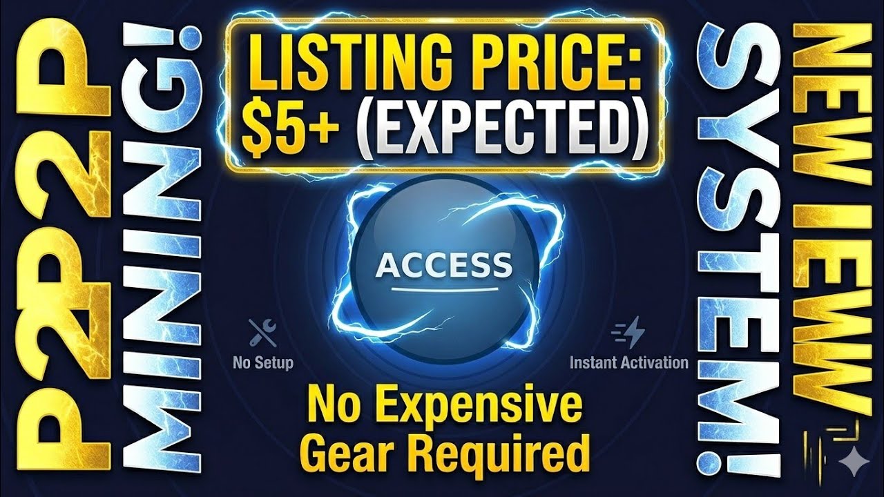 🚀 Access Network New P2P Mining: Mine $5+ Tokens Free On Your Phone! 💸