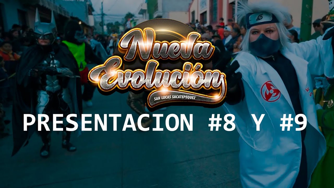 Grupo de Disfraces Nueva Evolución en su presentación #8 y #9 (2,023)