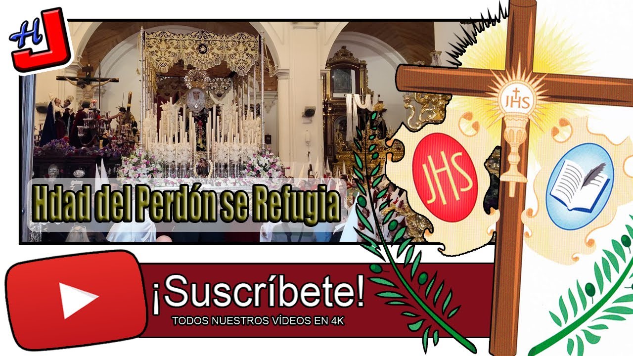 ⛪️ MOMENTAZO 🕯 HDAD DEL PERDÓN SE REFUGIA EN LA CONCEPCIÓN ⚜️ SEMANA SANTA 2025 ⚜️ Palio ⚜️ 4K 📹