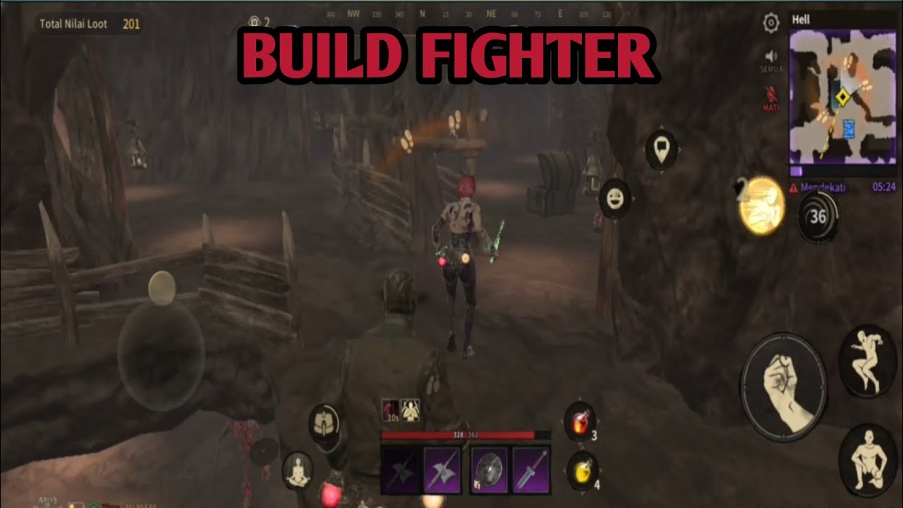 BUILD+GAMEPLAY SOLO FIGHTER|ABYSS OF DUNGEONS