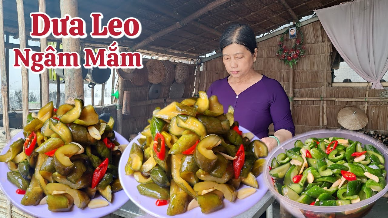 Chỉ cần 3 ngày có ngay Dưa Leo Ngâm Mắm giòn ngon ăn tết