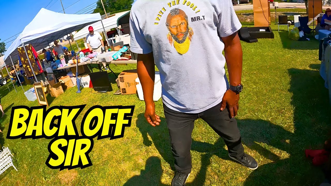 I MADE A BIG MISTAKE AND TOUCHED THIS DUDES GARAGE SALE PILE