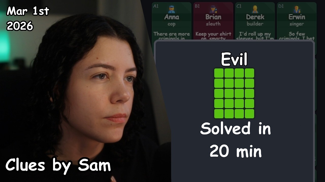 Clues by Sam | 1st March 2026