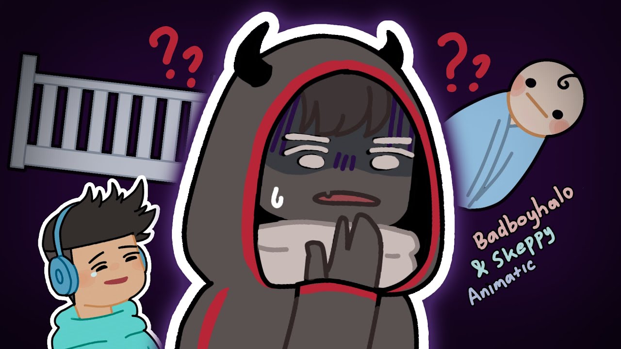 У Скеппи есть РЕБЁНОК?? | Skeppy и BadBoyhalo Animatic