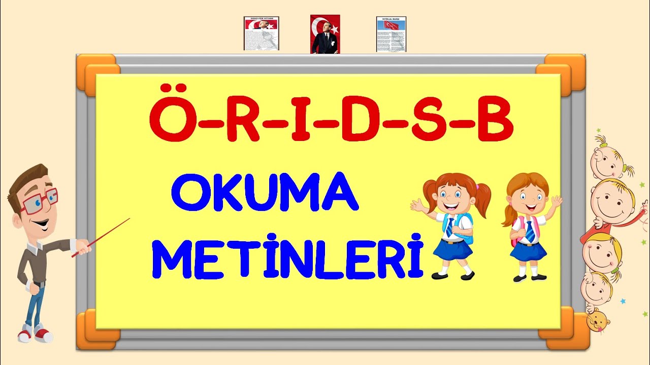 &Ouml;rıdsb Okuma Metinleri - 3. Grup Sesler
