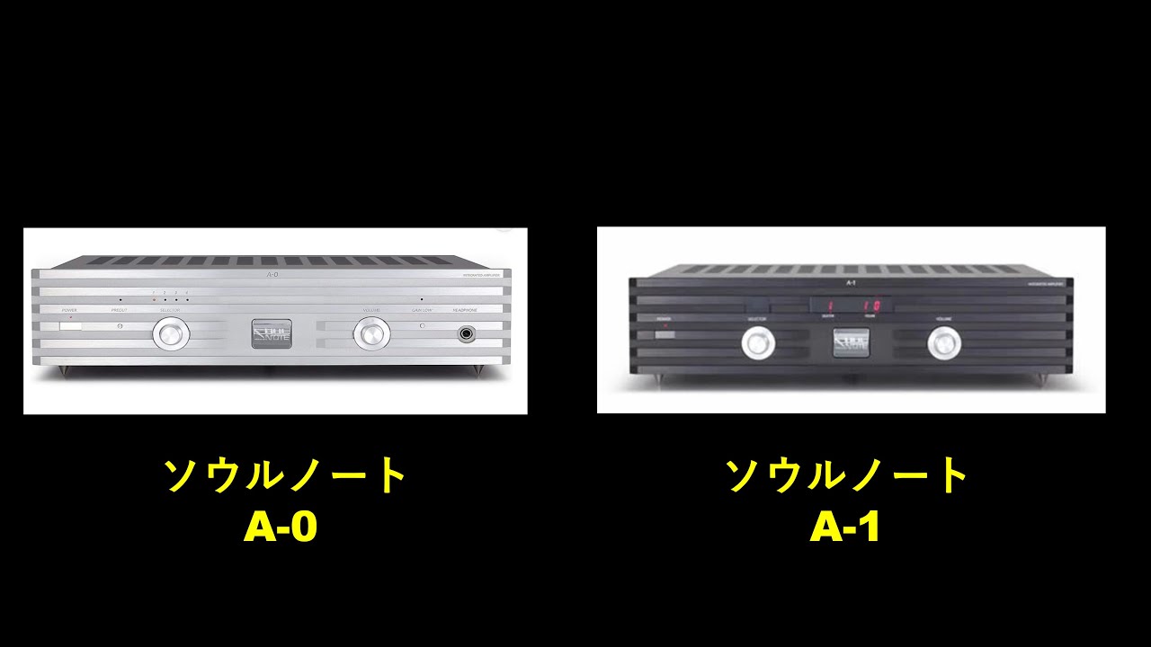 ソウルノートのアンプを選んでみました