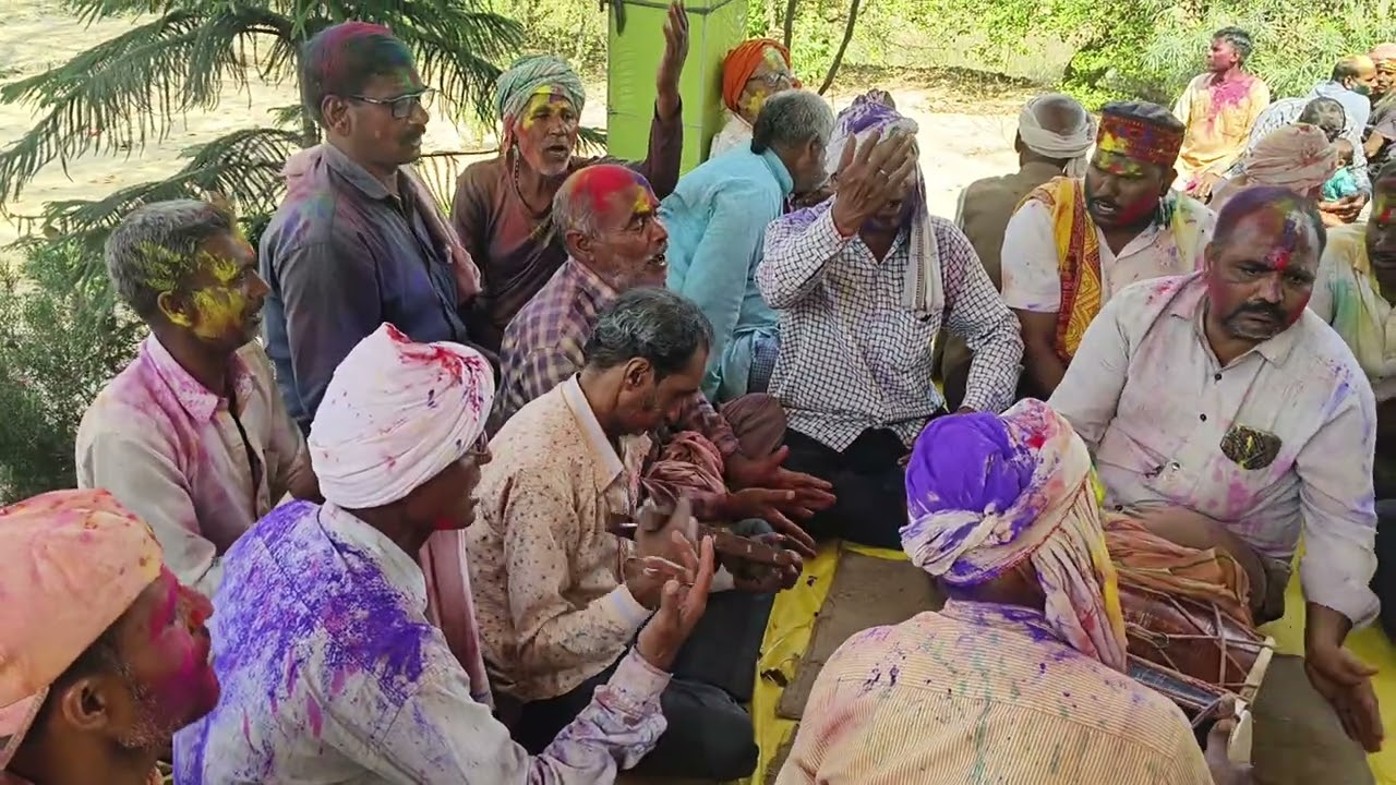धुरियाई माता दरबार वसेना उन्नाव की फाग 
