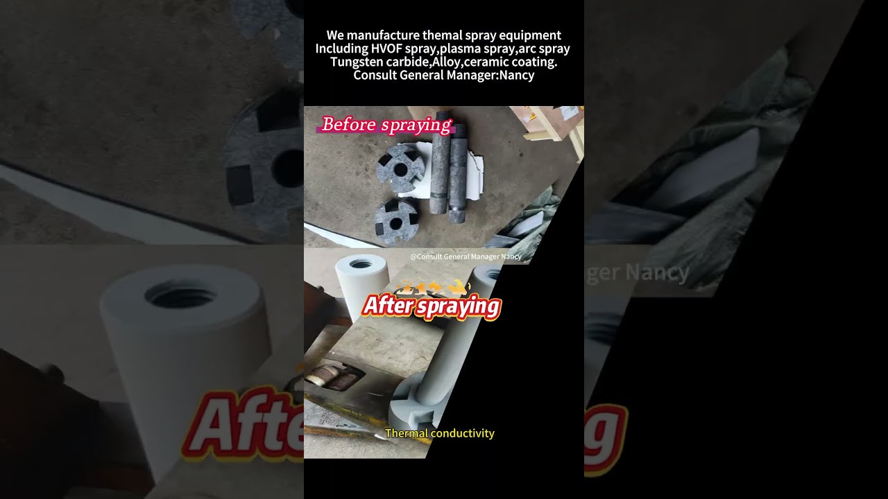 #plasmaspray #siliconcarbide #aluminumoxide #graphite #ceramiccoating #thermalspraycoating #coating