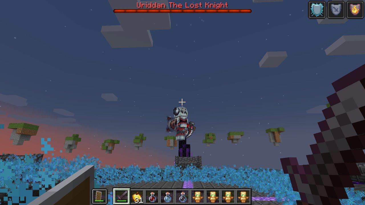 A Boss I made Using the Mythic Mobs Plugin
