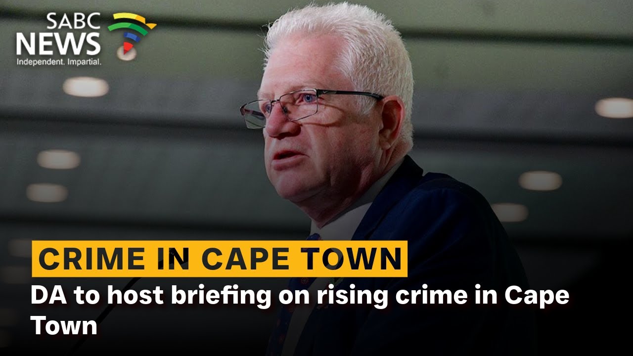 DA to host briefing on rising crime in Cape Town