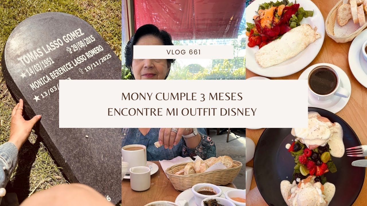 VLOG 661/MONY CUMPLIO 3 MESES/ ENCONTRE MI OUTFIT DISNEY