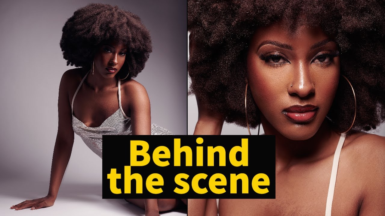 Comment faire un studio photo maison: backstage shooting 2