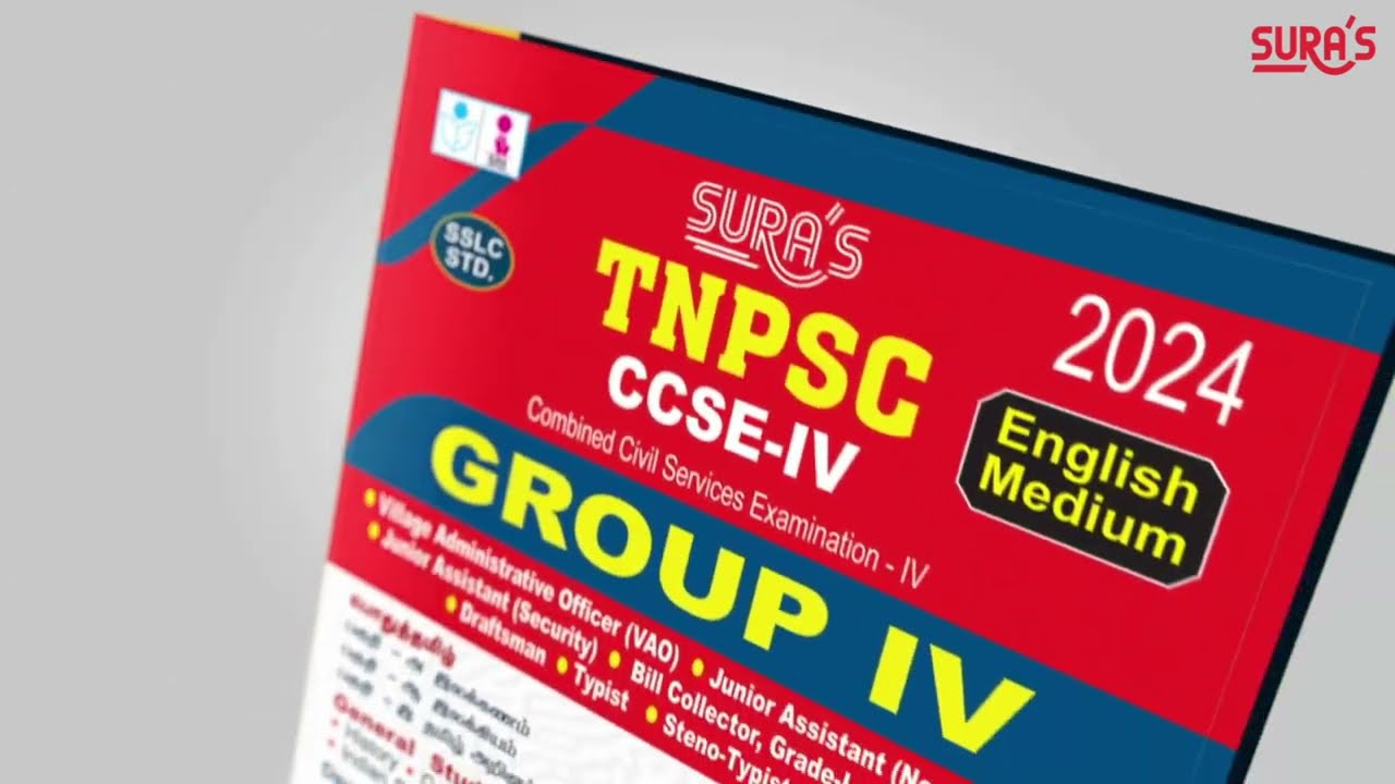 TNPSC Group 4 and VAO Exam Study Materials  2024