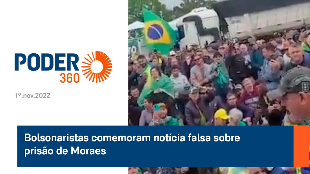 Bolsonaristas comemoram notícia falsa sobre prisão de Moraes