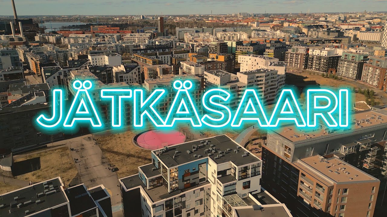 Drone Flight in Jätkäsaari Helsinki Finland | Drone Video 4K | Dji Mini 3