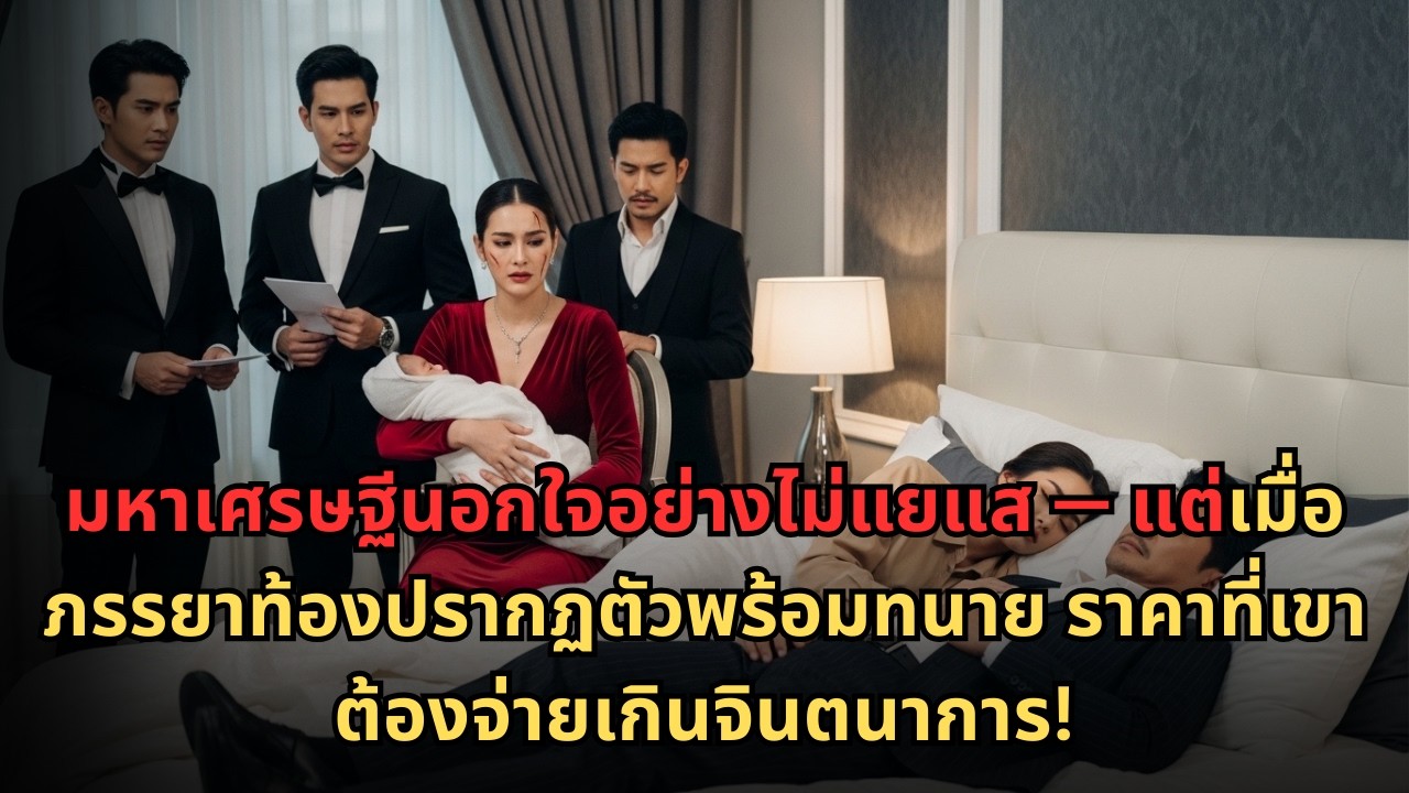 มหาเศรษฐีนอกใจอย่างไม่แยแส — แต่เมื่อภรรยาท้องปรากฏตัวพร้อมทนาย ราคาที่เขาต้องจ่ายเกินจินตนาการ!