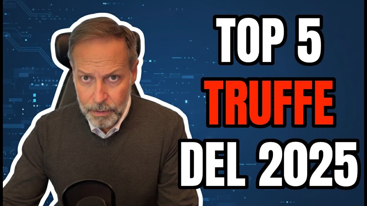 Top 5 truffe digitali pi&ugrave; pericolose in Italia (2025): come funzionano